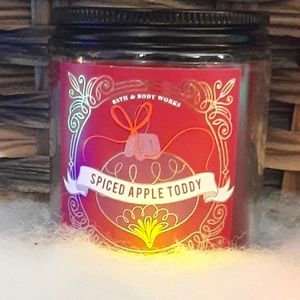 Bath and Body Works Spiced Apple Toddy single wick candle! ❄️🍎🫐